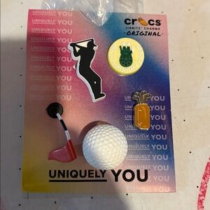 NWT Crocs Golf Jibbitz